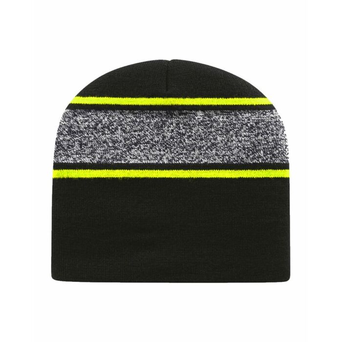 USA-Made Variegated Striped Beanie Thumbnail