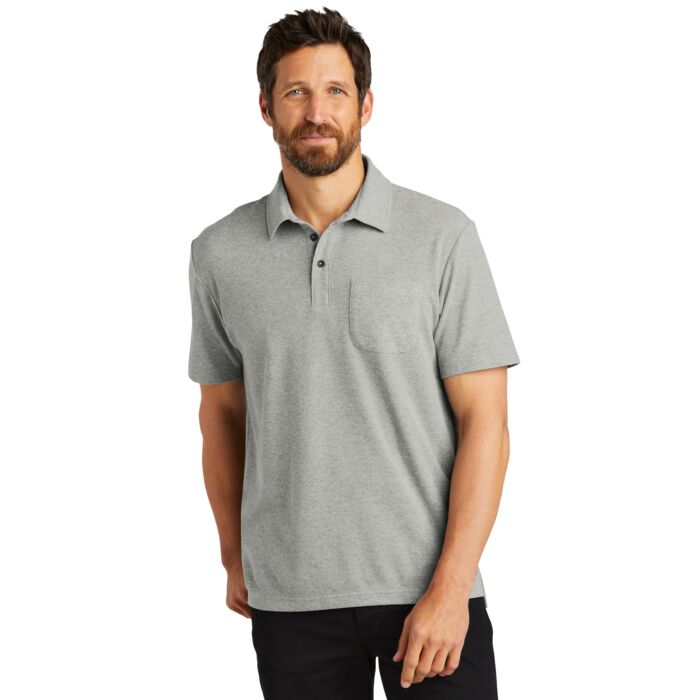 C Free ® Cotton Blend Pique Pocket Polo Thumbnail