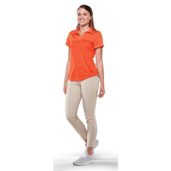 Ladies Shadow Tonal Heather Polo Thumbnail