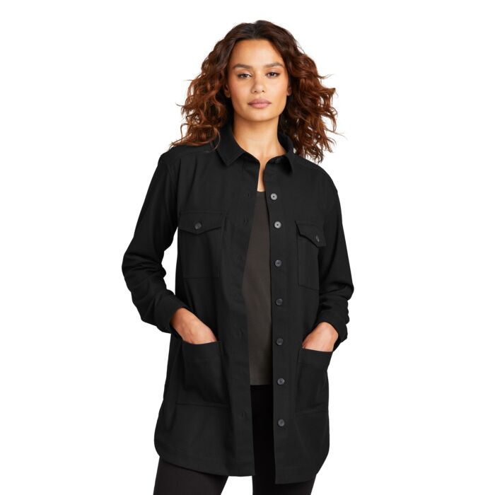 Women's Long Sleeve Twill Overshirt Thumbnail