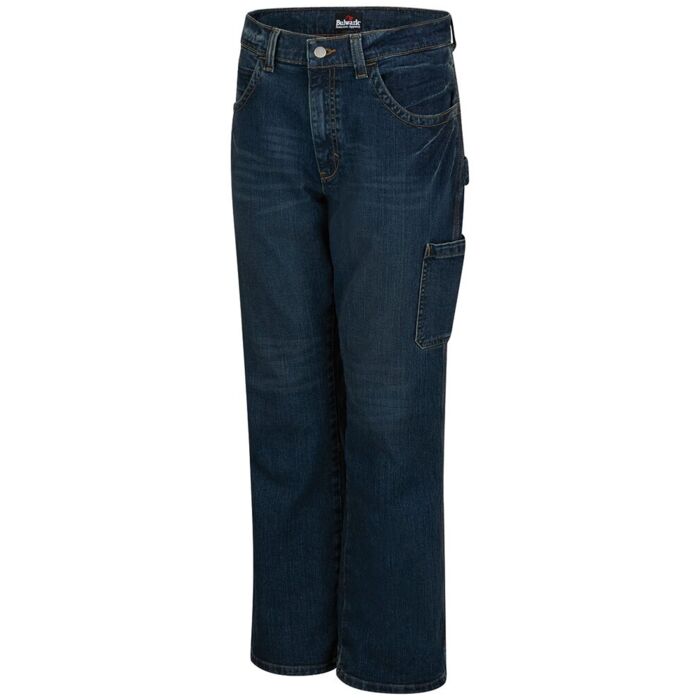 Men's Extended Sizes Stretch Denim Dungaree Jeans Thumbnail