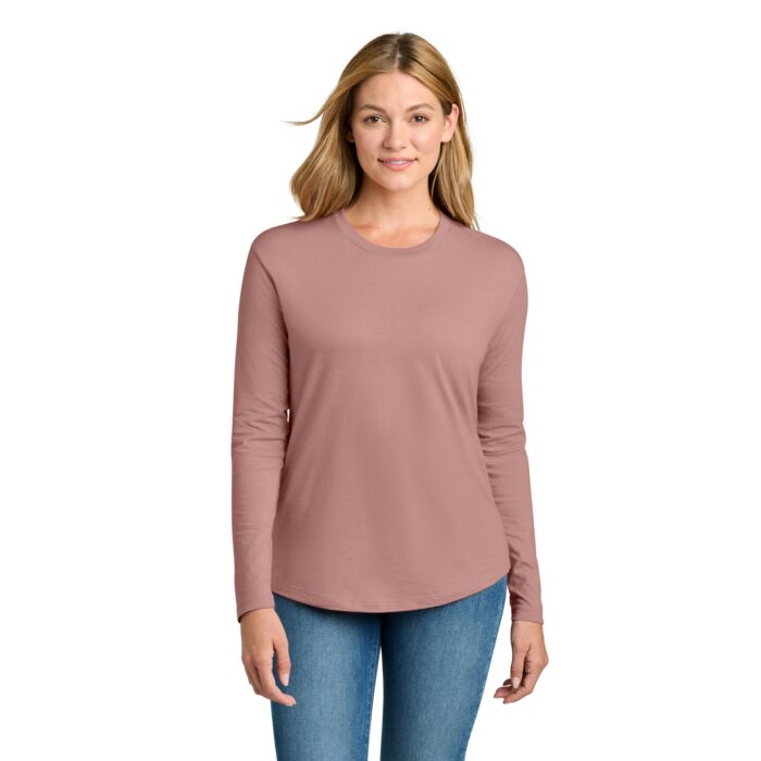 Women's Cotton Relaxed Long Sleeve Tee Thumbnail