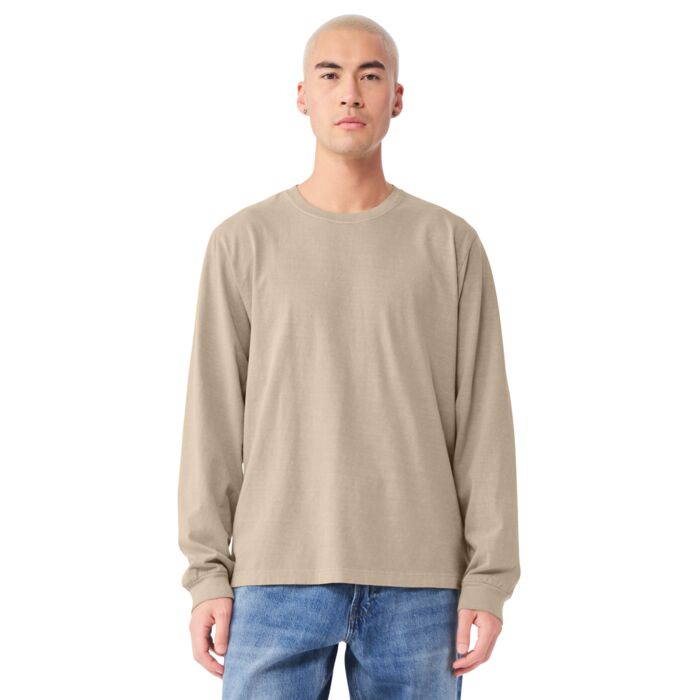 Unisex Heavyweight Garment Dyed Long Sleeve Tee Thumbnail
