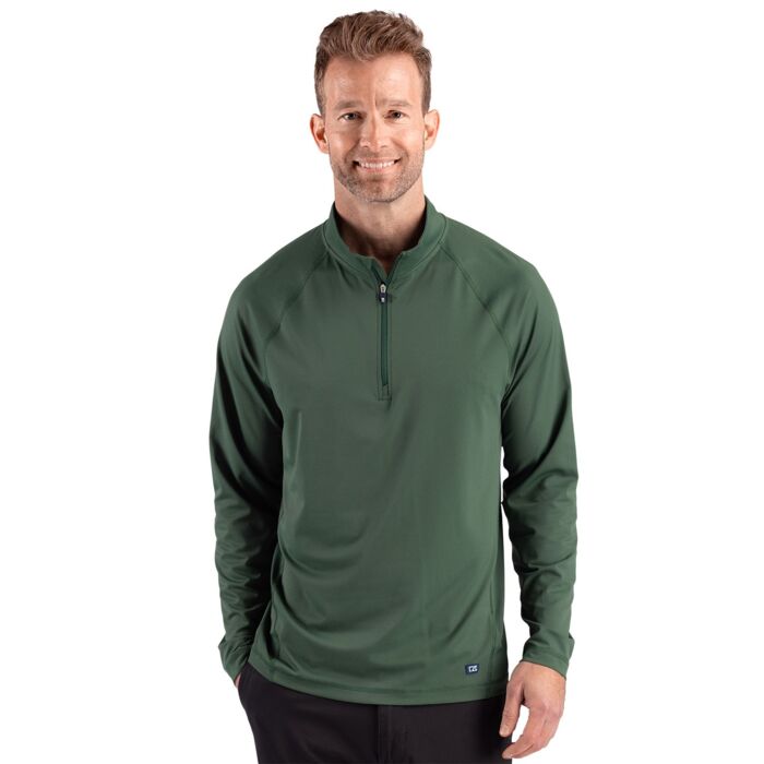 Cutter & Buck Prospect Recycled Featherlight Stretch Mens Quarter Zip Thumbnail