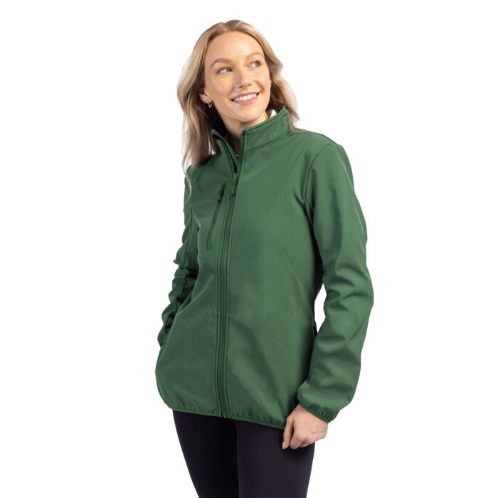 Clique Trail Eco Stretch Softshell Full Zip Womens Jacket Thumbnail