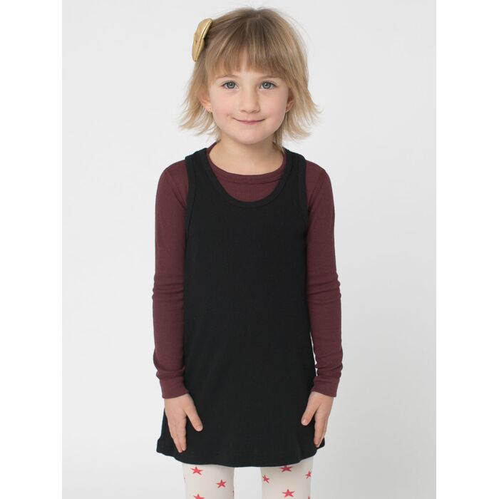 3135 Toddler 2x1 Rib Racerback Dress Thumbnail