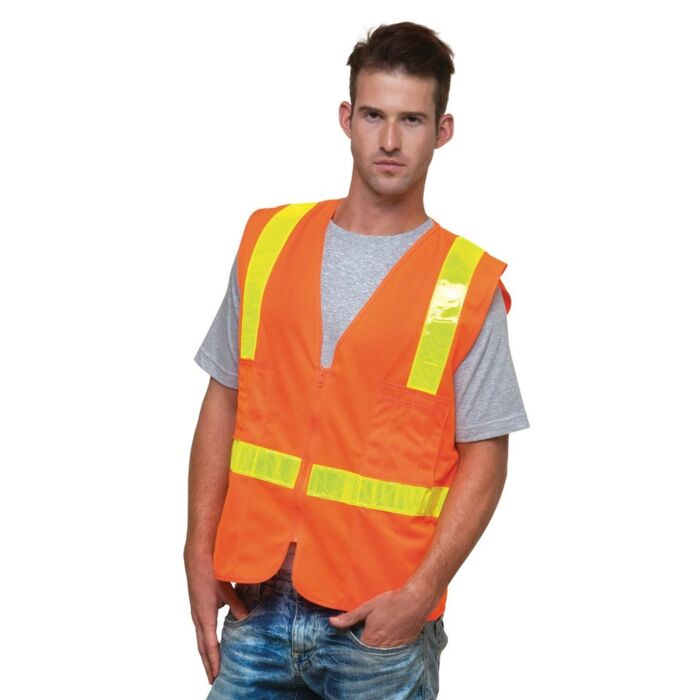 Unisex USA-Made ANSI Solid Surveyor's Vest Class 2 Thumbnail