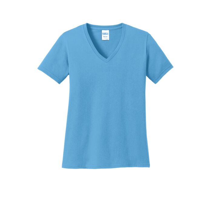 Ladies Core Cotton V Neck Tee Thumbnail