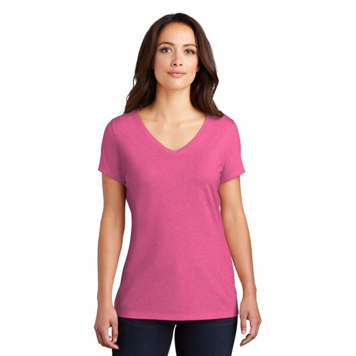 Ladies Tri-Blend V-Neck T-Shirt Thumbnail